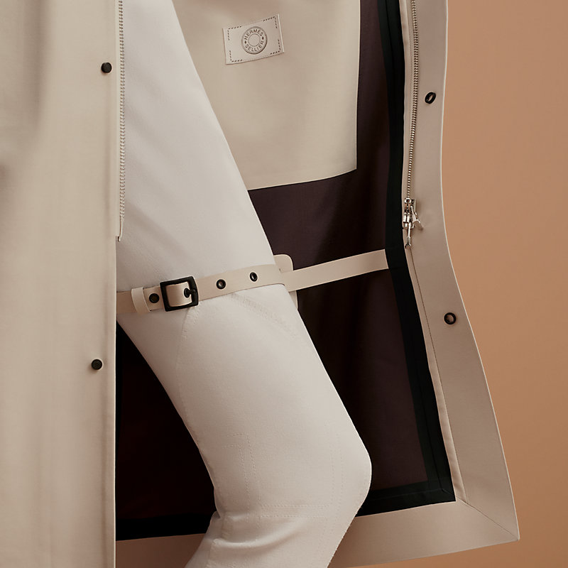 HERMES　エルメス　ナイロン　ステンカラーコート 46 Country horse riding parka - Grey | Hermès USA